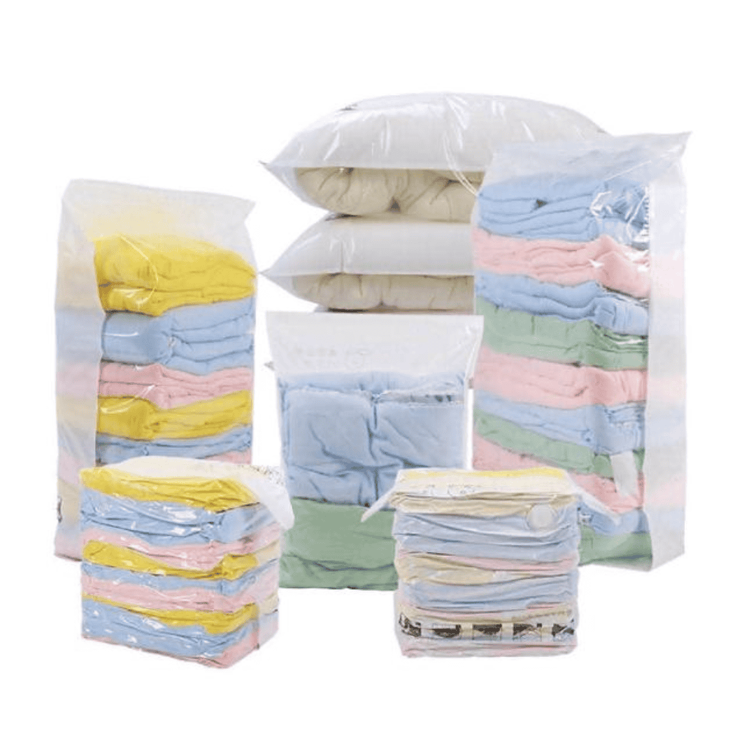 5pcs Set No Pump Needed Vacuum Storage Bags