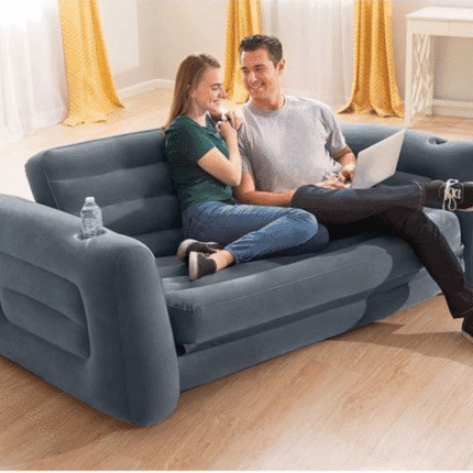 3 Seater Pull Out Sofa Bed with Electric Air Pump