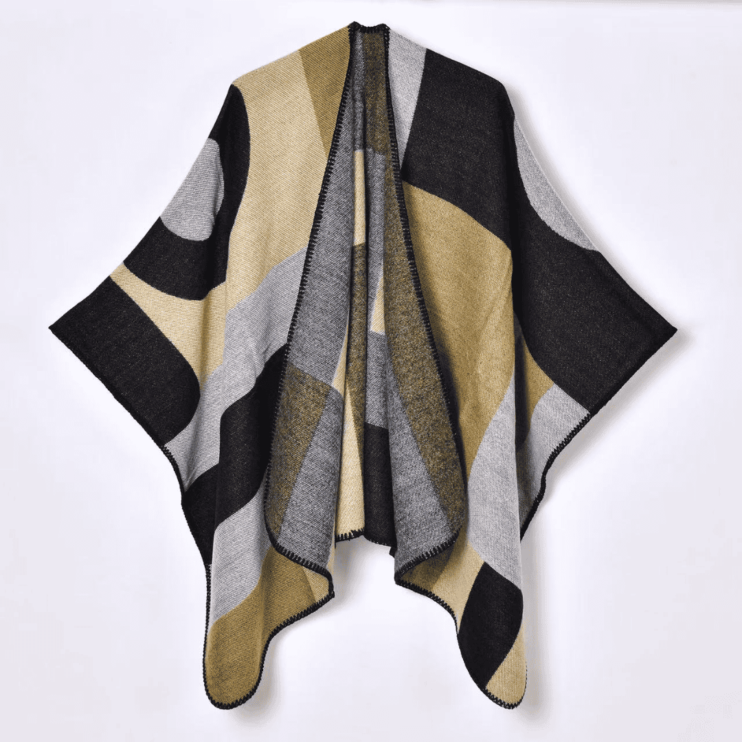 Women Geometric Wrap Shawl/Poncho