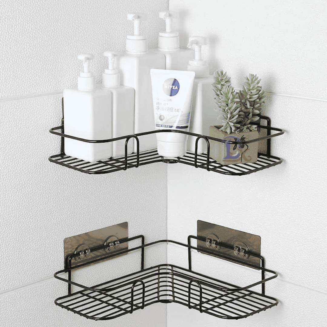 Bathroom / Kitchen Corner Rack Shelf