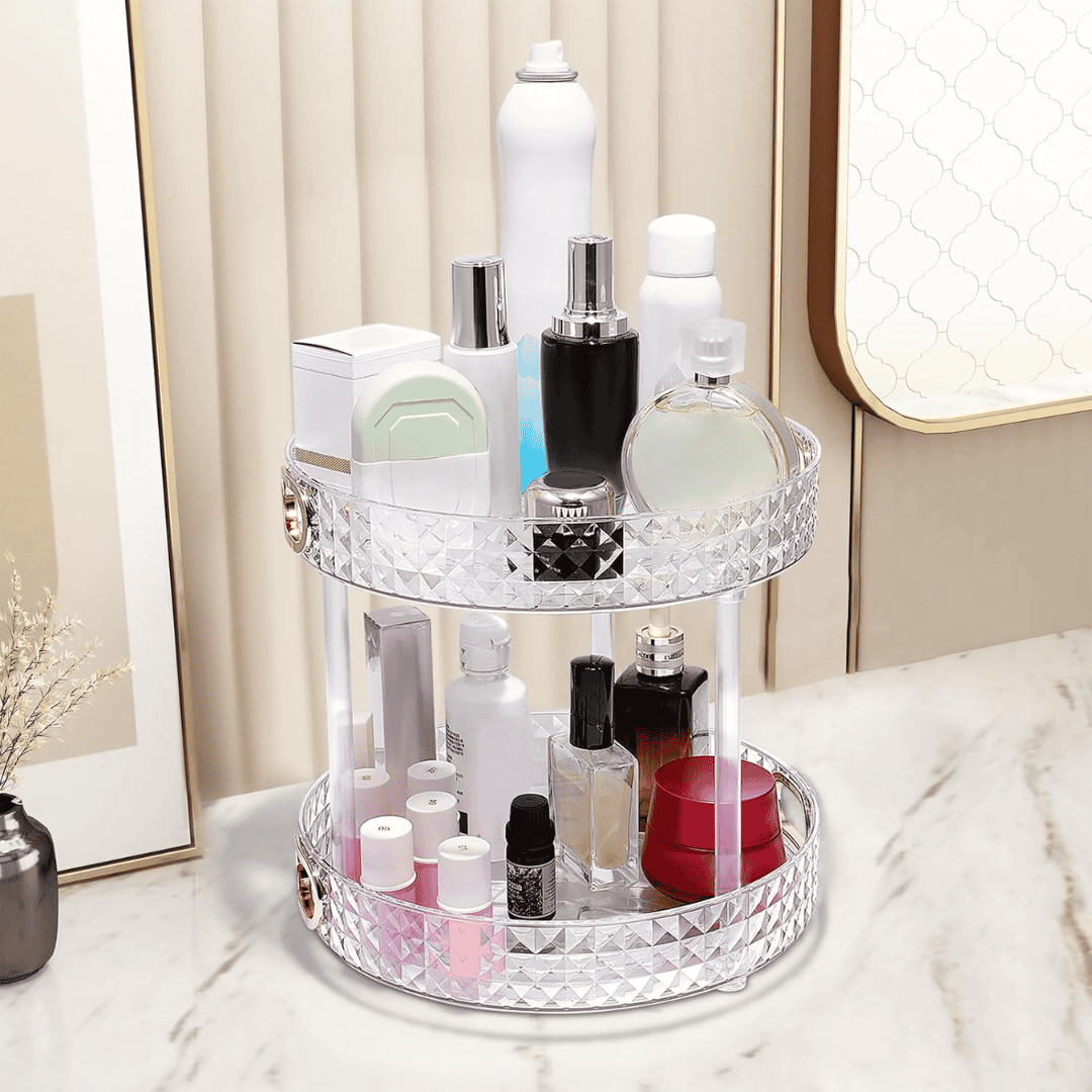Diamond Acrylic Rotating Lazy Susan