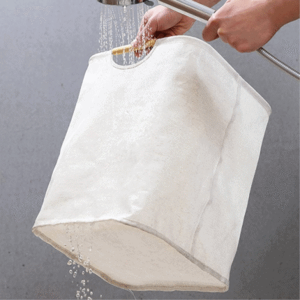 Large Capacity Laundry Hamper with Bamboo Handles