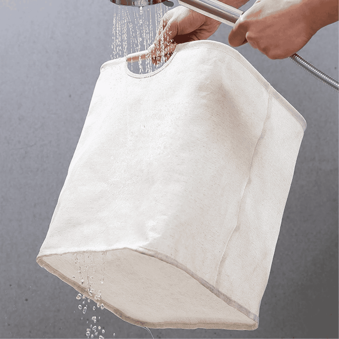 Large Capacity Laundry Hamper with Bamboo Handles
