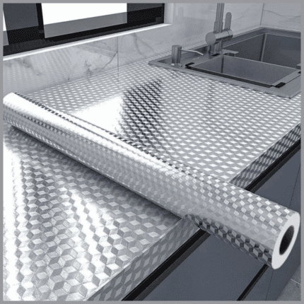Silver Aluminium Foil / Kitchen Table Top Liner