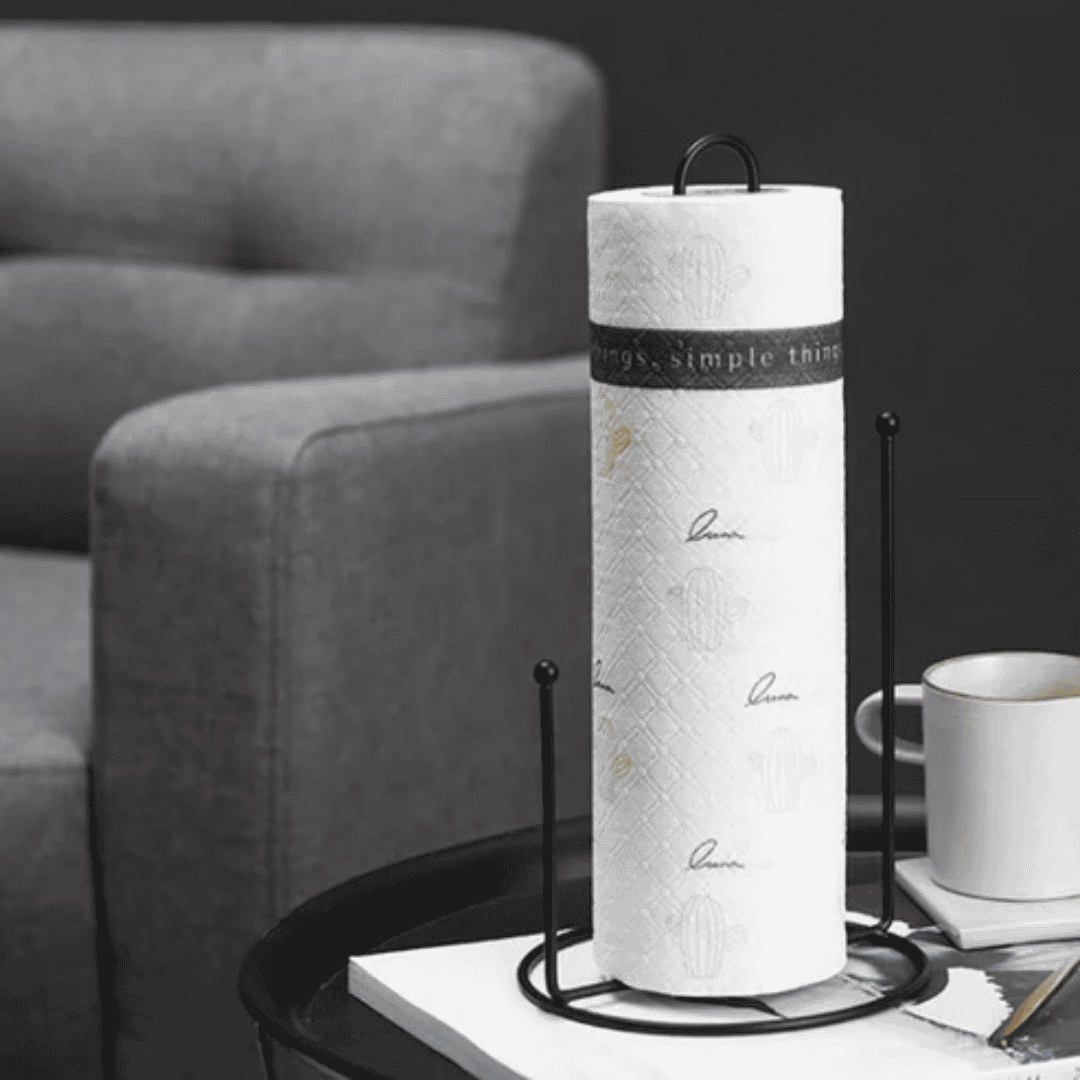 Metallic Paper Towel Holder