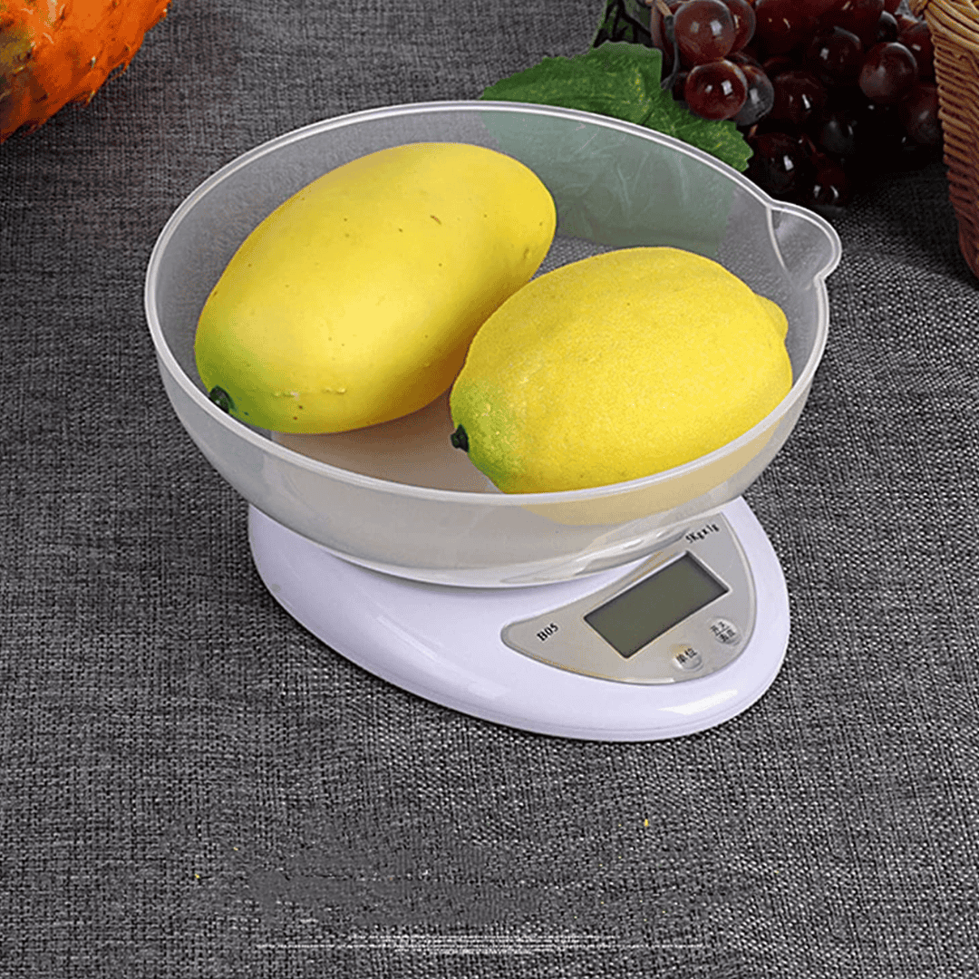 Digital Kitchen Weighing Scale with Bowl