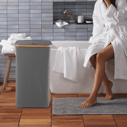 Foldable Laundry Basket with Lid
