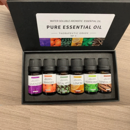 6pc set of 100% Pure Natural Aromatherapy Essential Oils