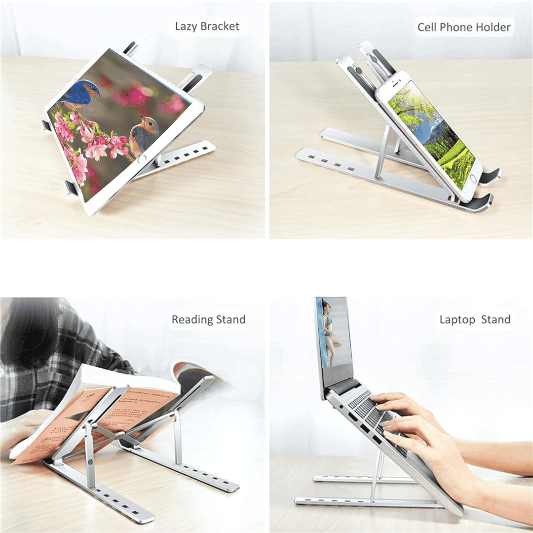 Metallic Adjustable Laptop Stand