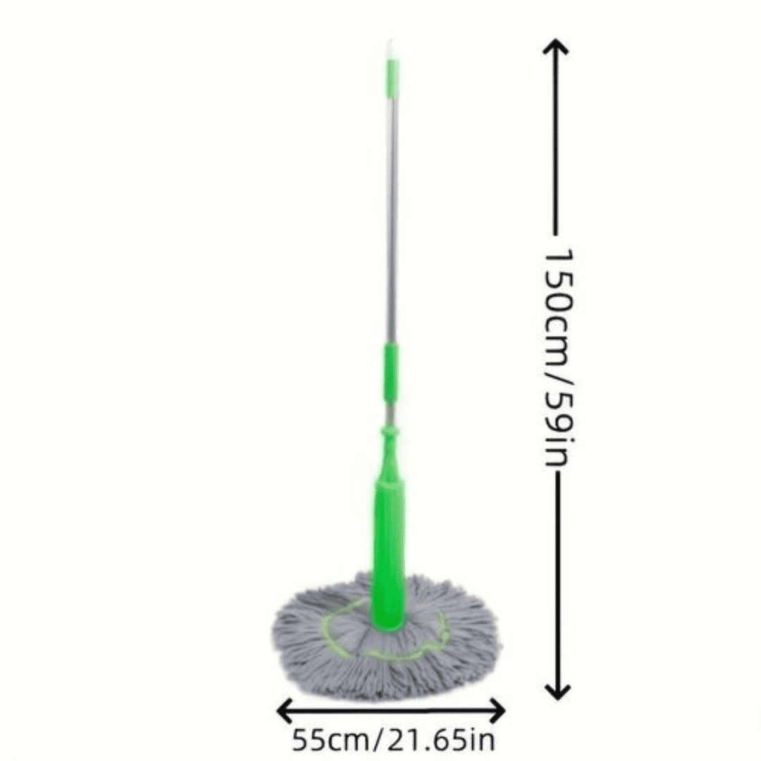 360 Rotating Self-Wringing Bamboo Twist Mop