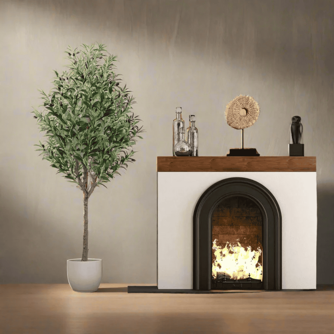 Real Touch Olive Plants with Fruits