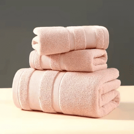 3pcs Cotton Towels Set