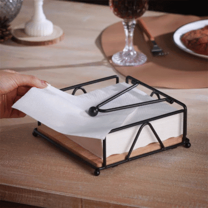 Luxury Metallic Napkin Holder