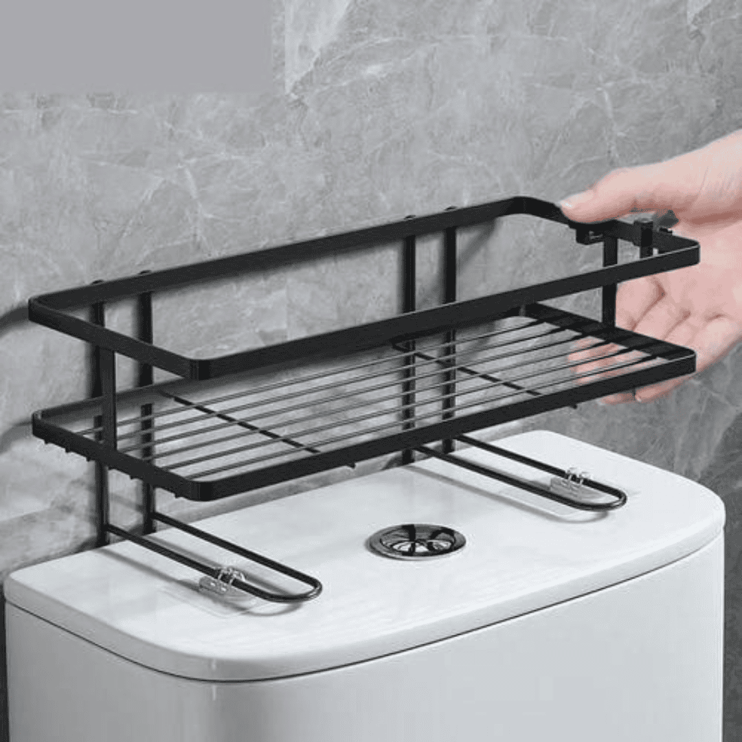 Single Layer Over the Toilet Rack/Shelf Bathroom Organizer - Image 3