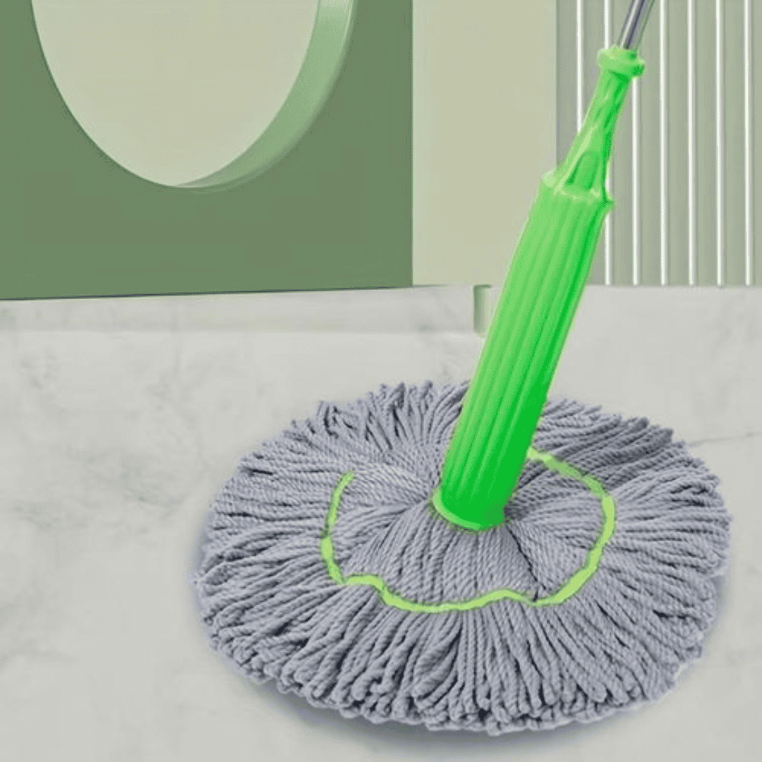 360 Rotating Self-Wringing Bamboo Twist Mop
