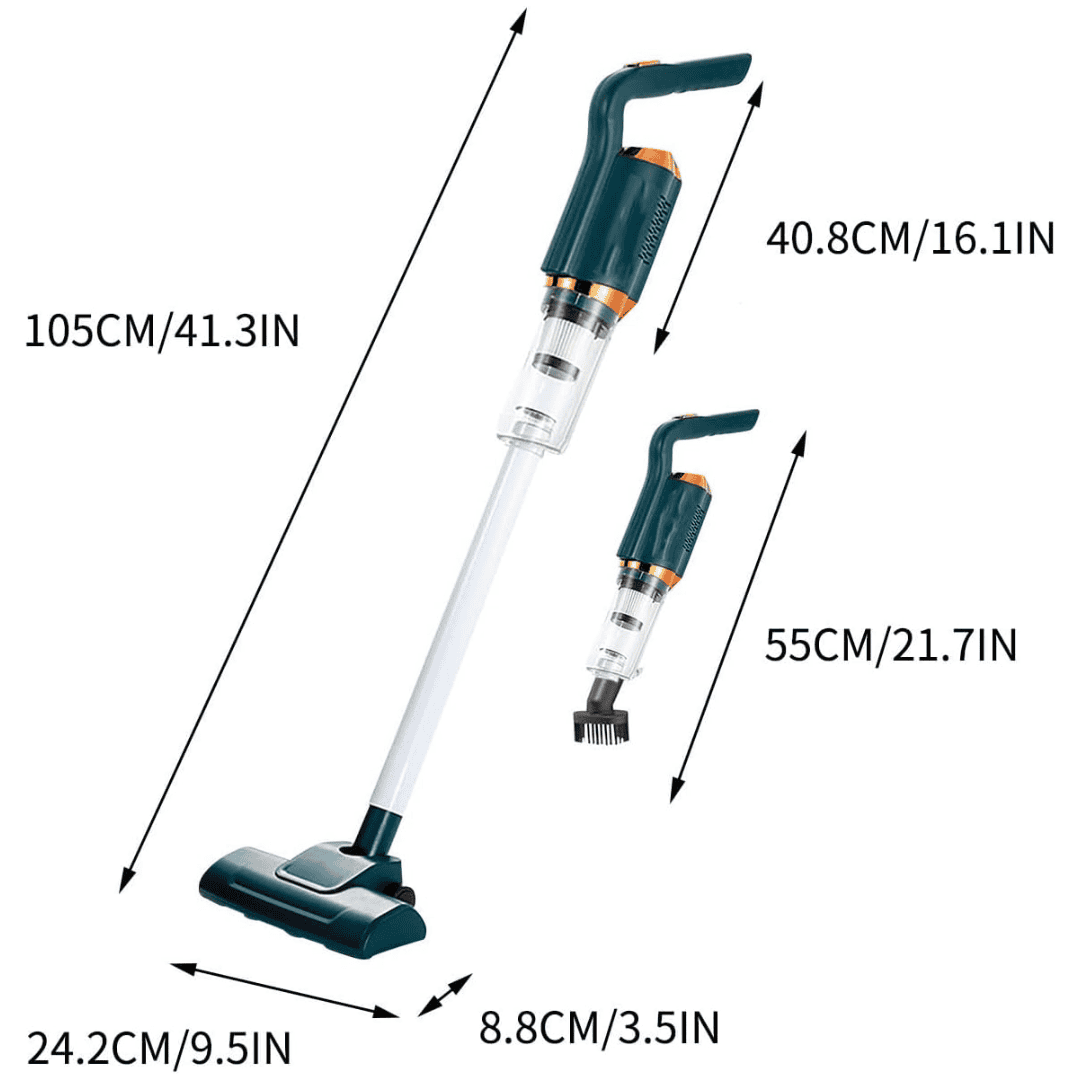 120W Wireless Rechargeable Car/Home Vacuum Cleaner