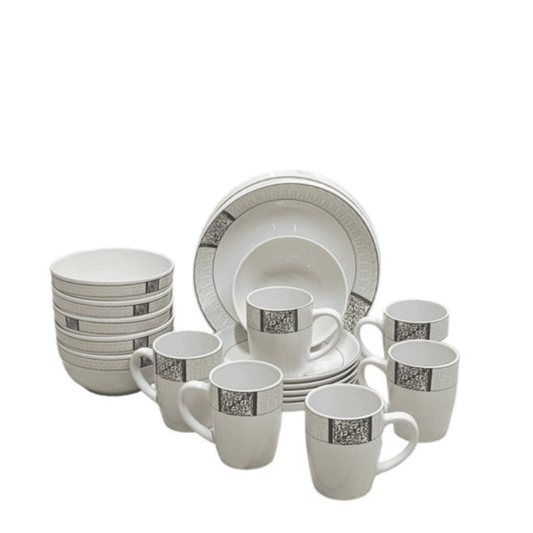 24pc Dinner Set with Deep Plates