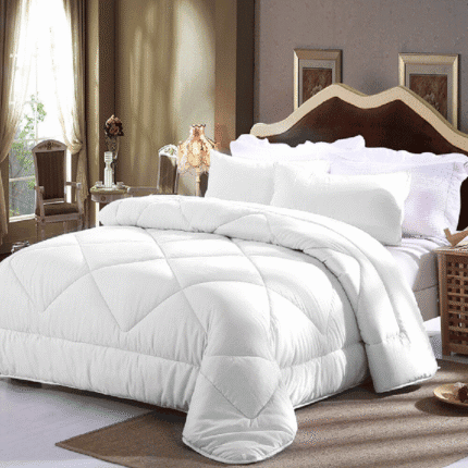 Binded White Stripes Duvet Set