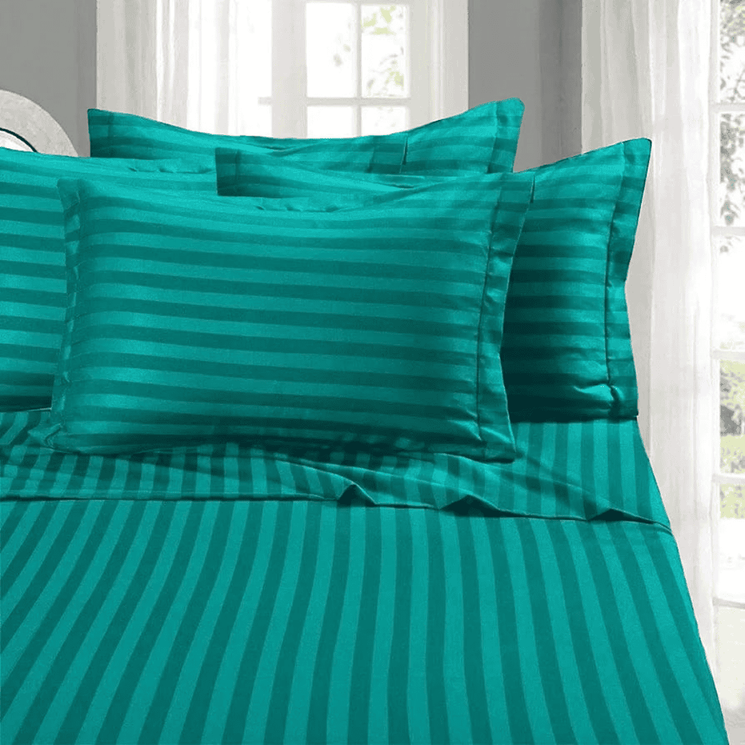 Cotton Striped Bedsheets