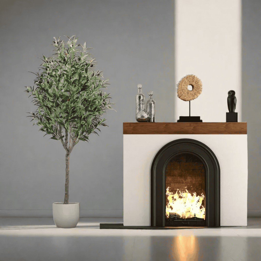 Real Touch Olive Plants with Fruits