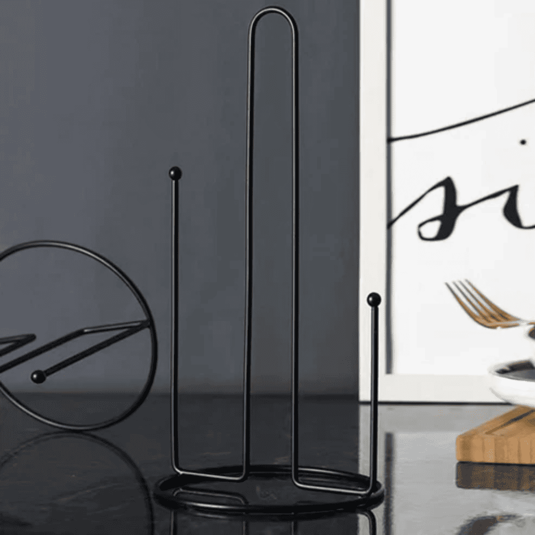 Metallic Paper Towel Holder