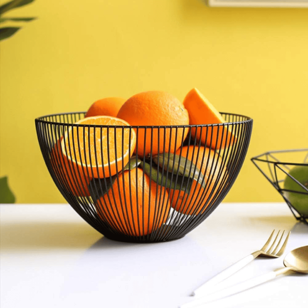 Round Decorative Fruit Basket
