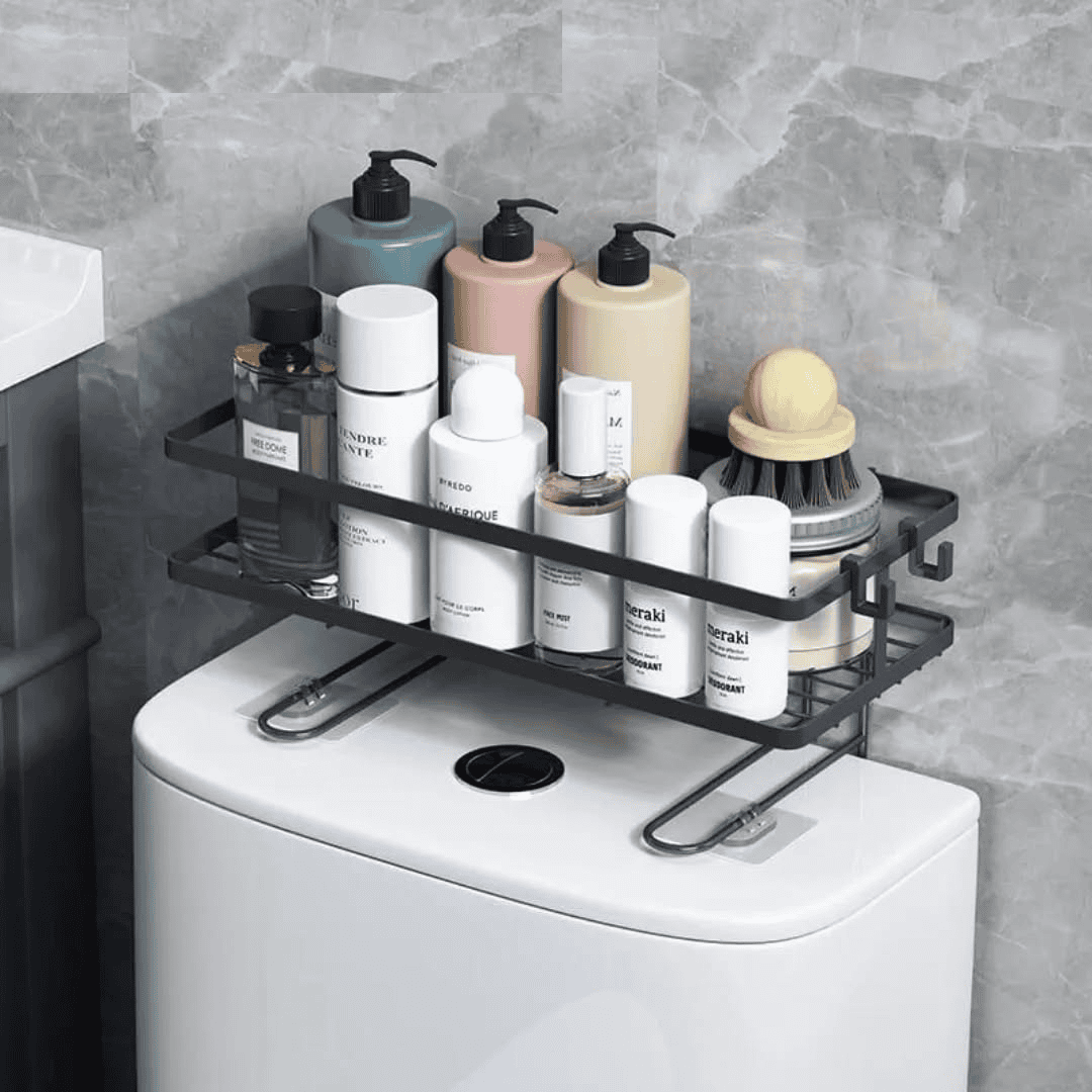 Single Layer Over the Toilet Rack/Shelf Bathroom Organizer
