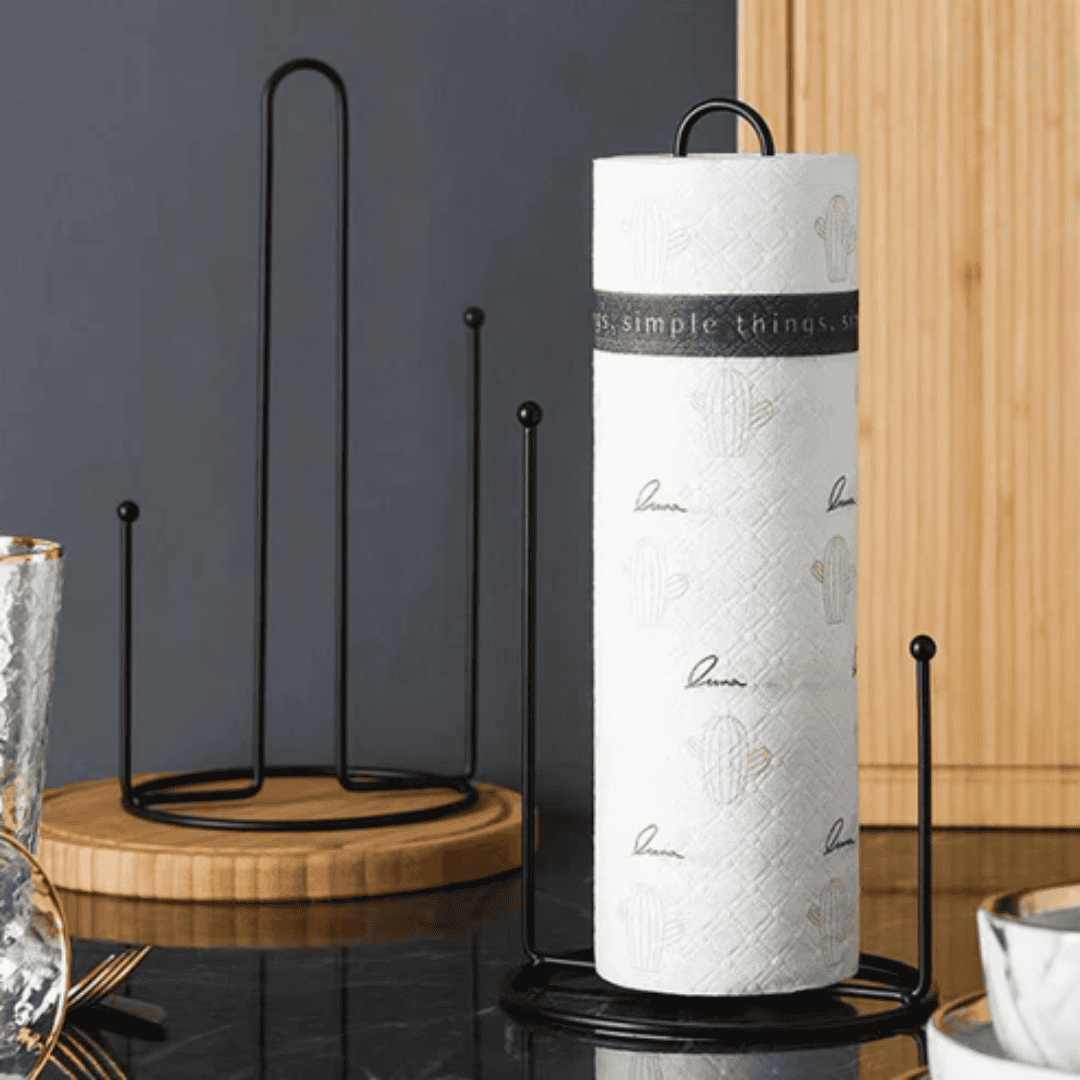 Metallic Paper Towel Holder