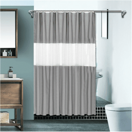 Polyester Waterproof Bath Shower Curtain