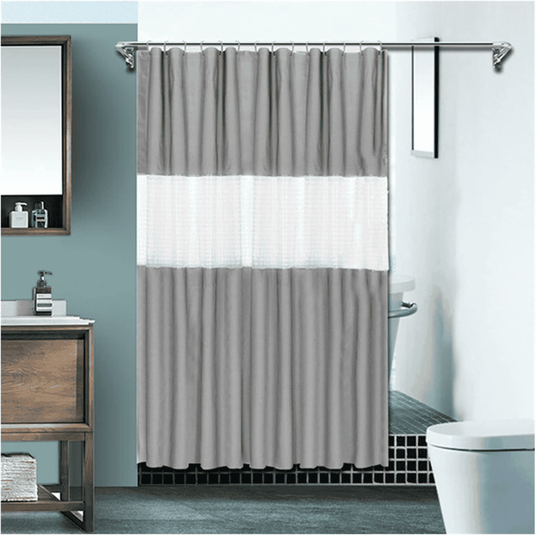 Polyester Waterproof Bath Shower Curtain