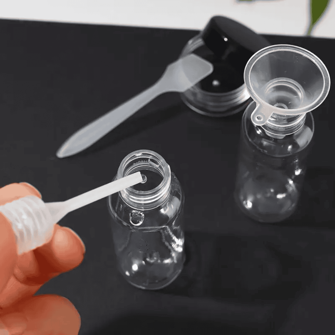 10 Pcs Refillable Travel Bottle Kits