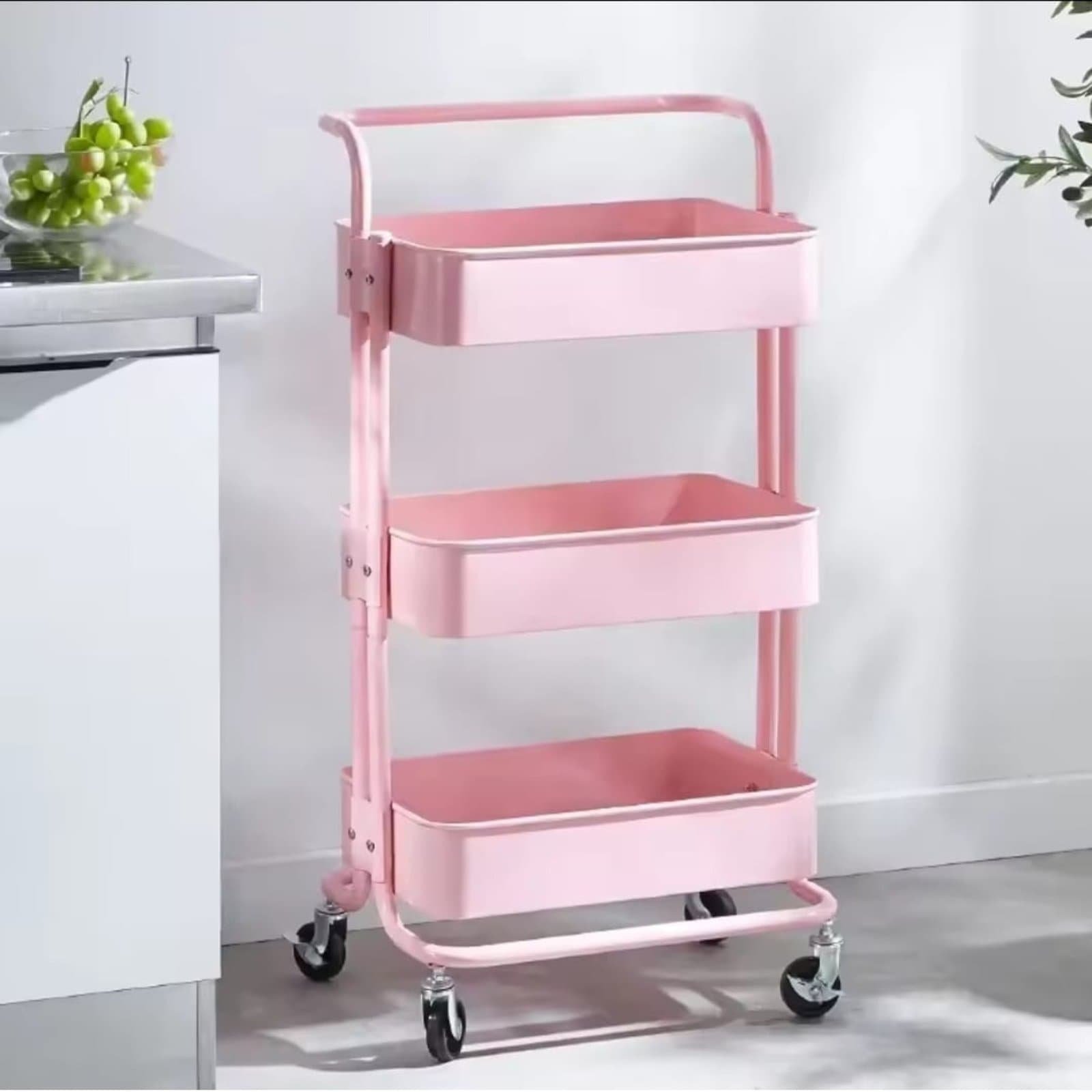 3 Layers Rolling Storage Rack