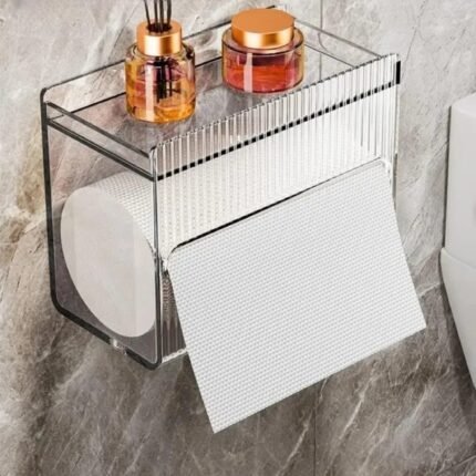 Toilet Tissue Box Wall Mounted Toilet Paper Drawer