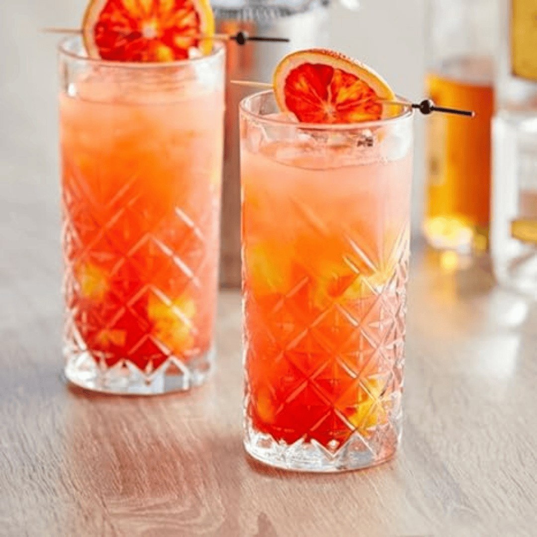 Set of 6 High Quality Long Glasses