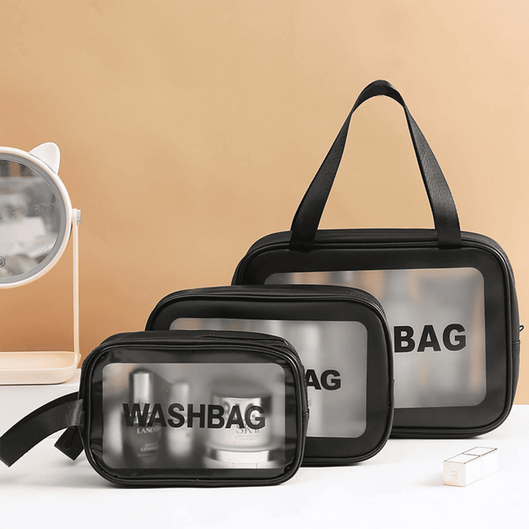 3-in-1 Waterproof Washbag Set