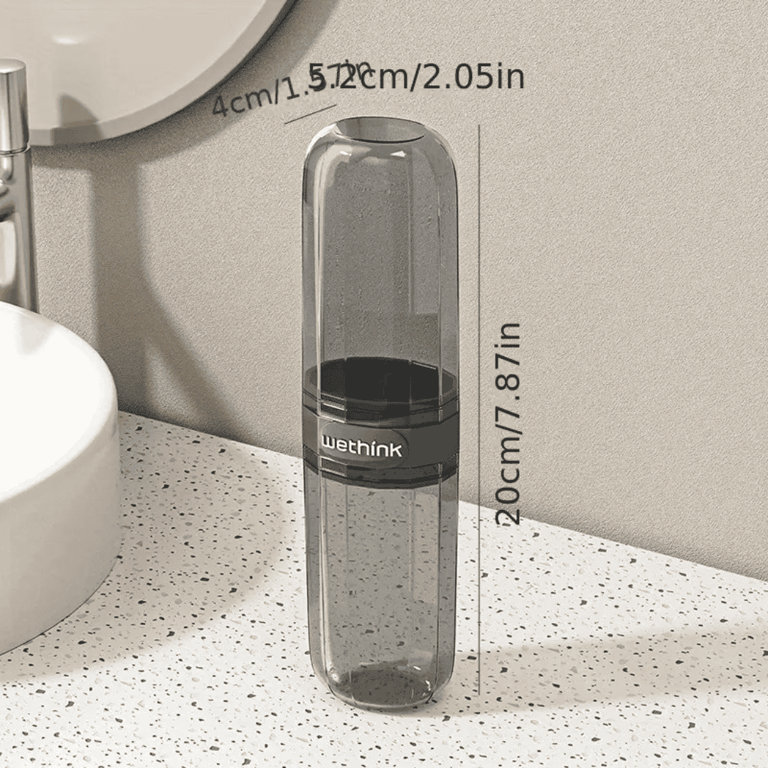 Portable Travel Toothbrush/Toothpaste Holder