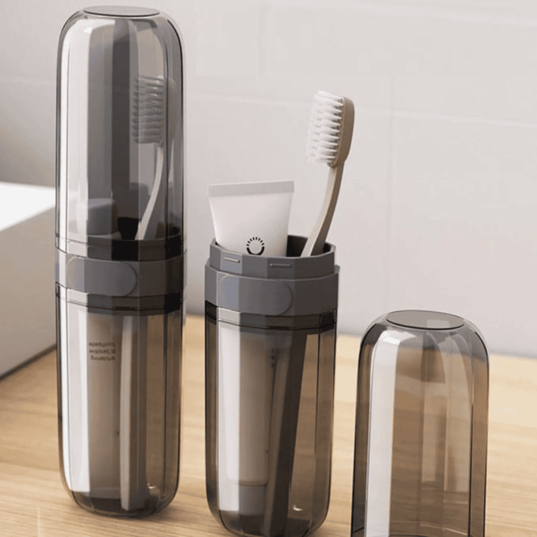 Portable Travel Toothbrush/Toothpaste Holder