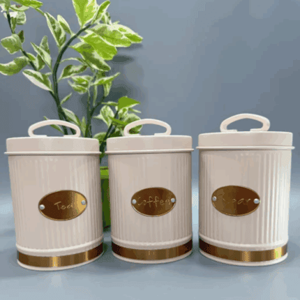 3pc Alloy Canister Set