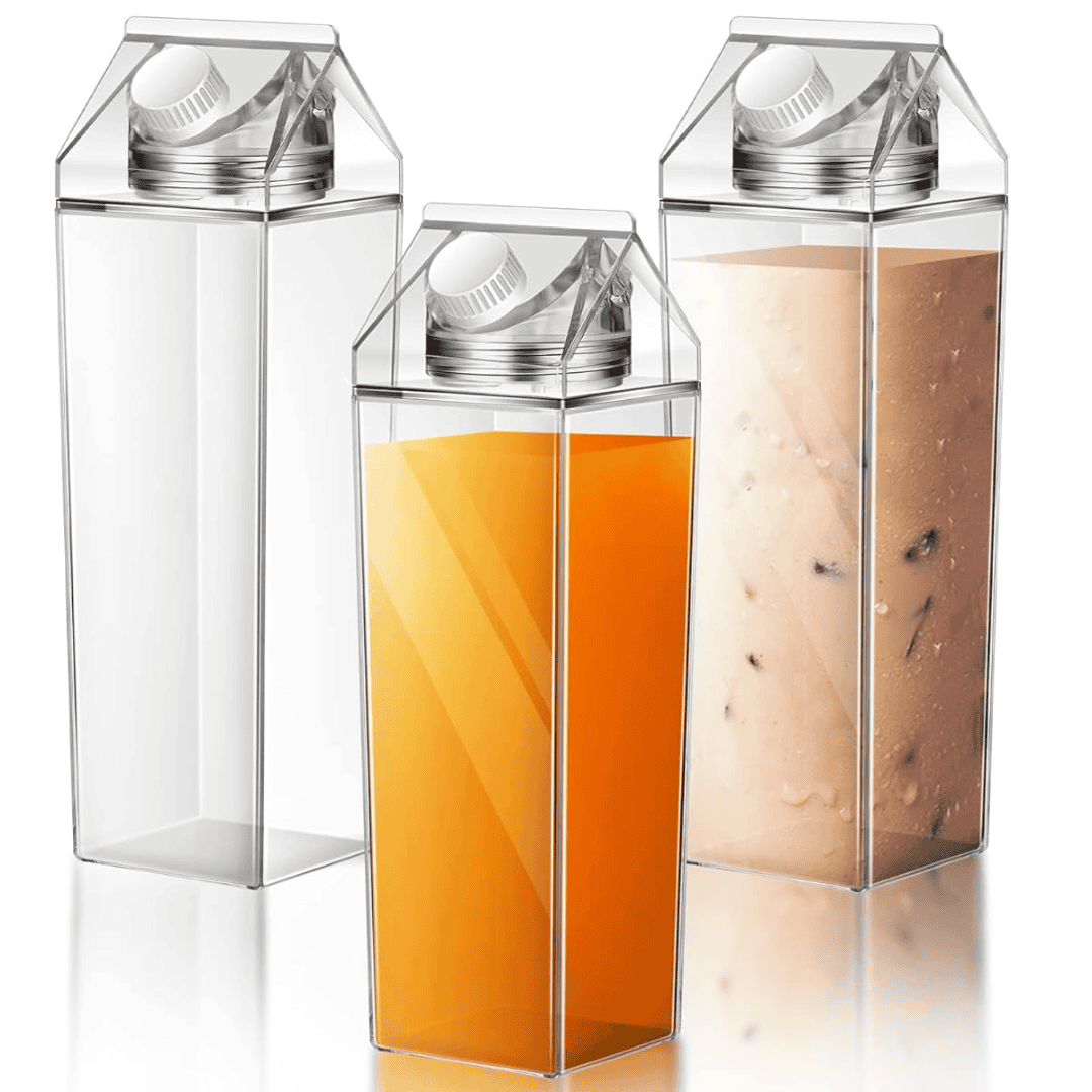 Acrylic Fresh Milk Bottle
