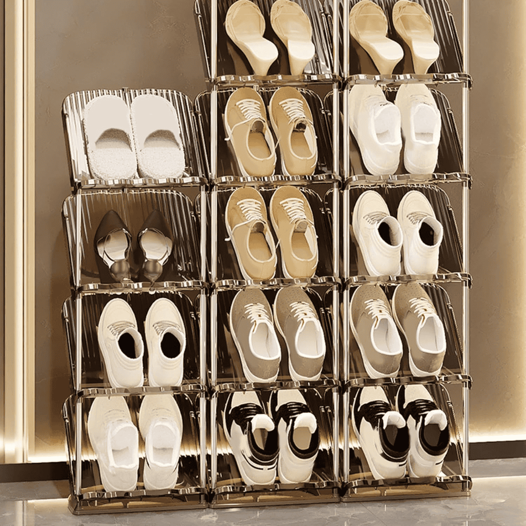 5-Tier Entryway Stackable Shoe Organizer