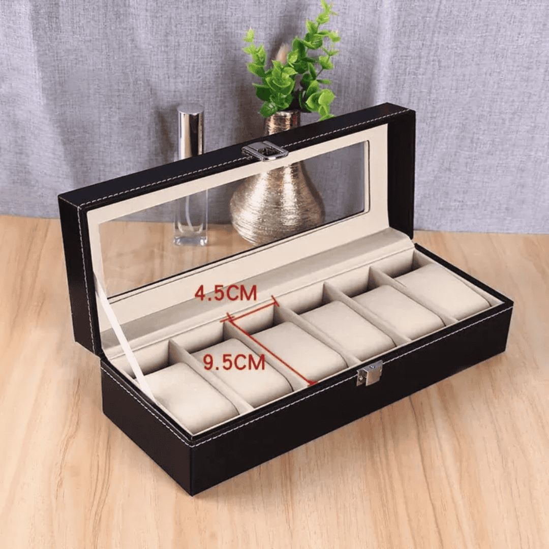 6 Slots Watch Organizer/Storage Box