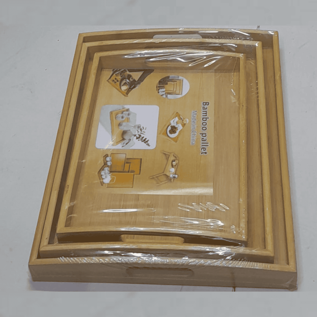 Multifunctional 3in1 Bamboo Serving Trays