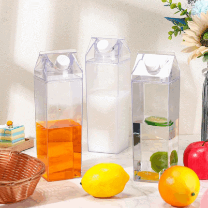 Acrylic Fresh Milk Bottle