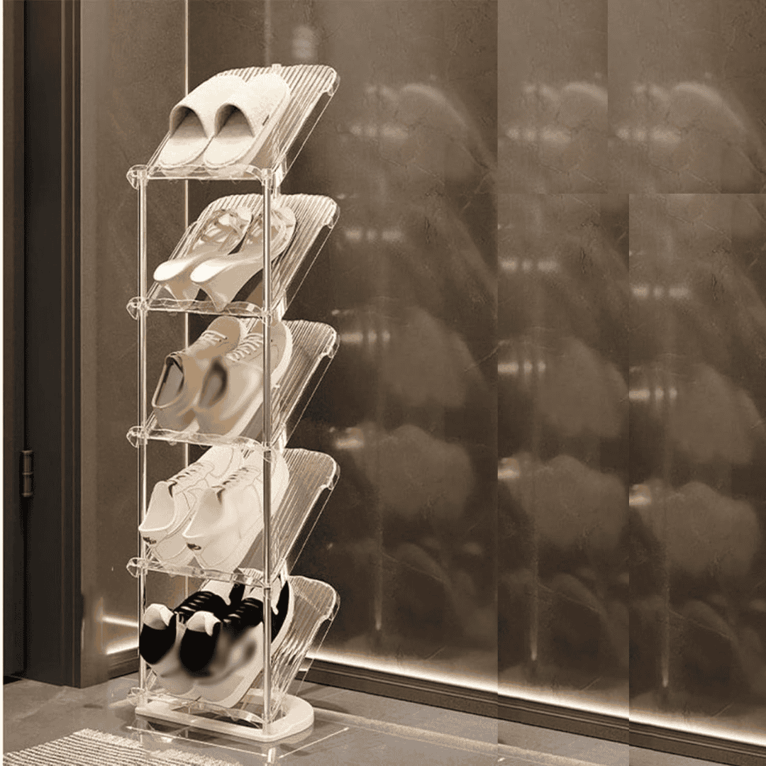 5-Tier Entryway Stackable Shoe Organizer