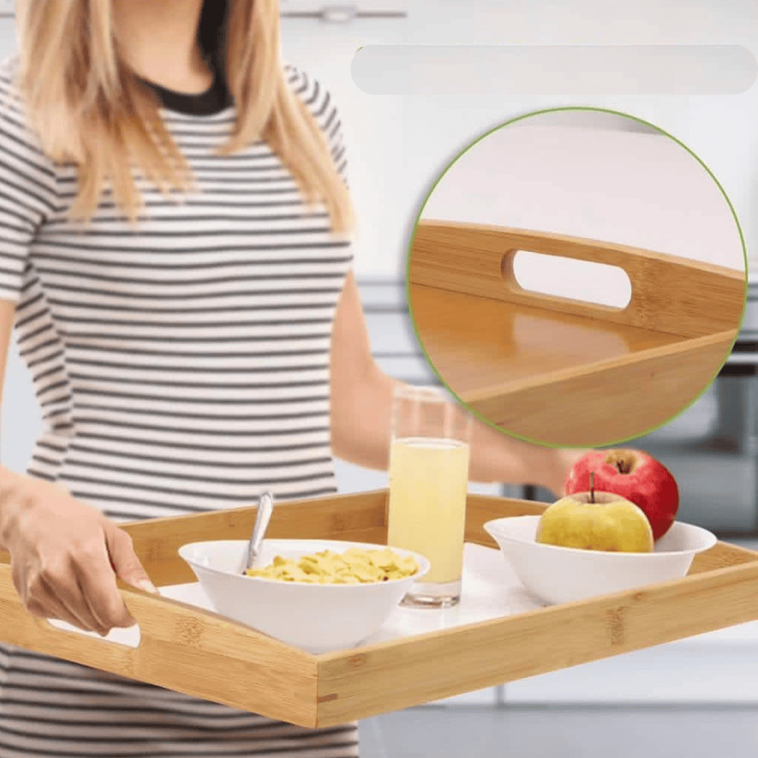 Multifunctional 3in1 Bamboo Serving Trays