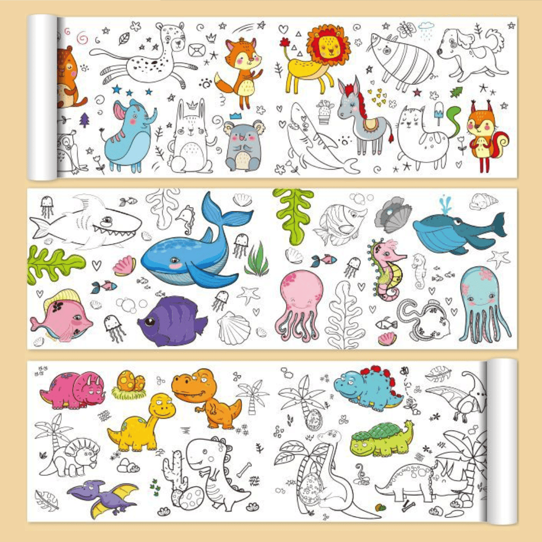Kids Drawing Roll Colouring Paper