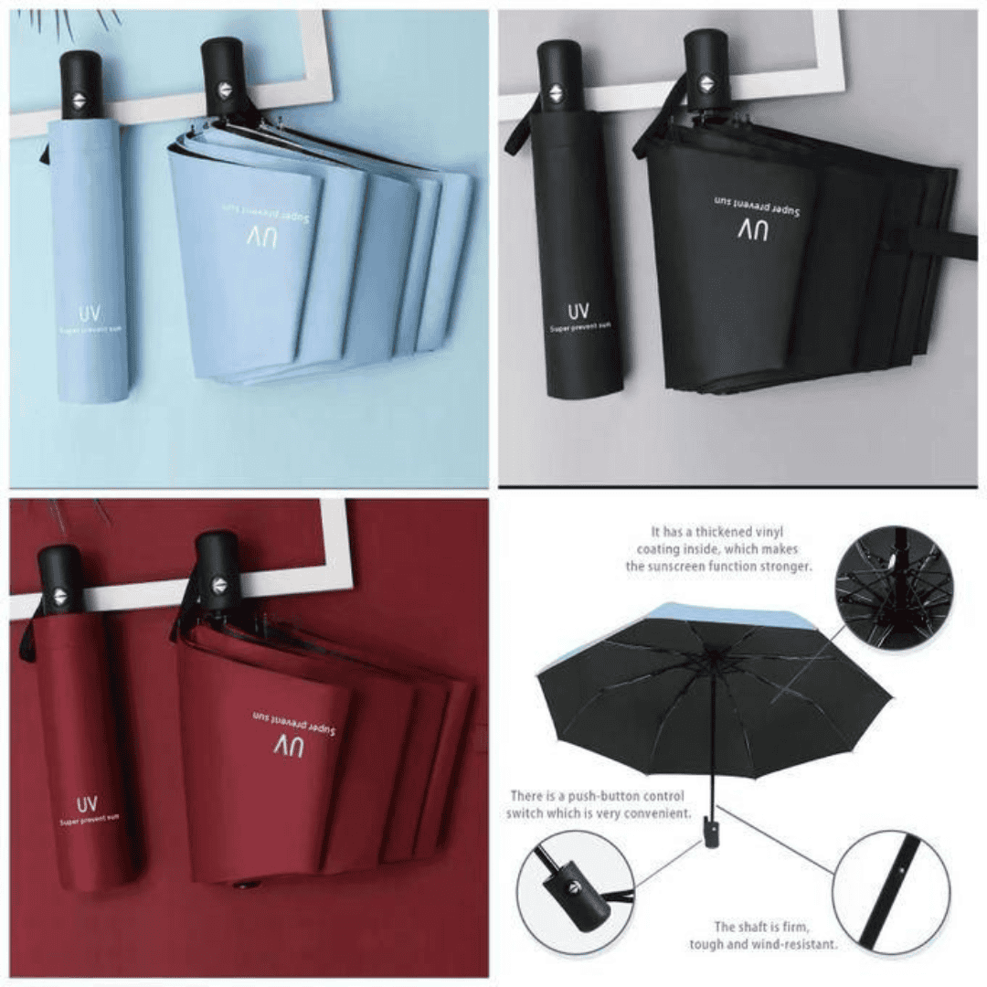 8 Ribs Travel Rain Sun Umbrella