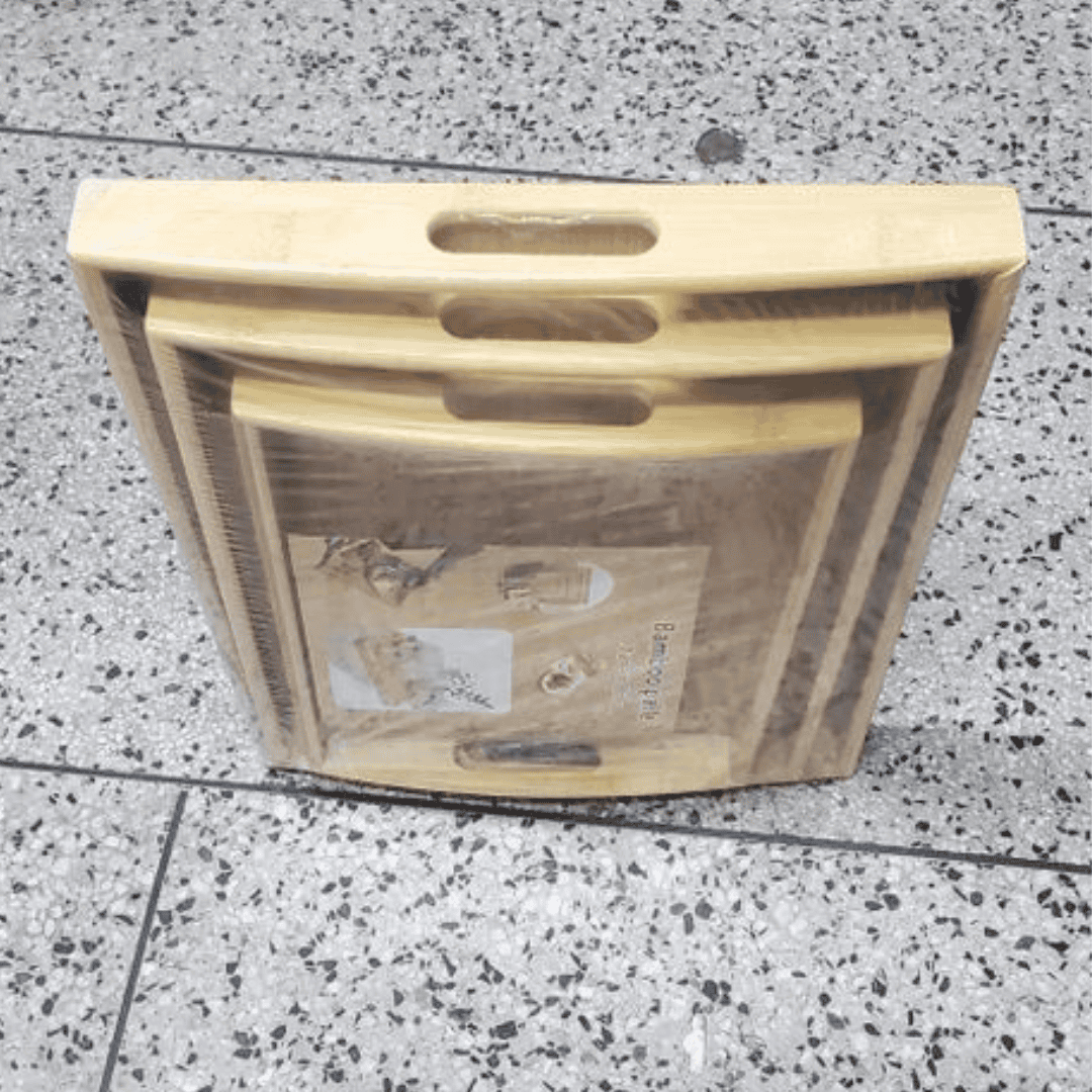 Multifunctional 3in1 Bamboo Serving Trays