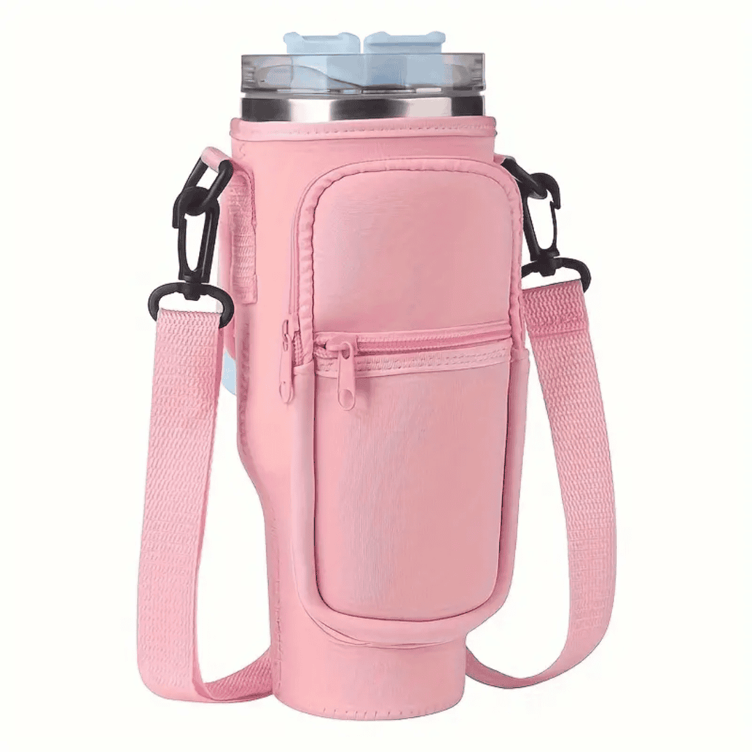 Portable Water Bottle Carrier Bag with Straps