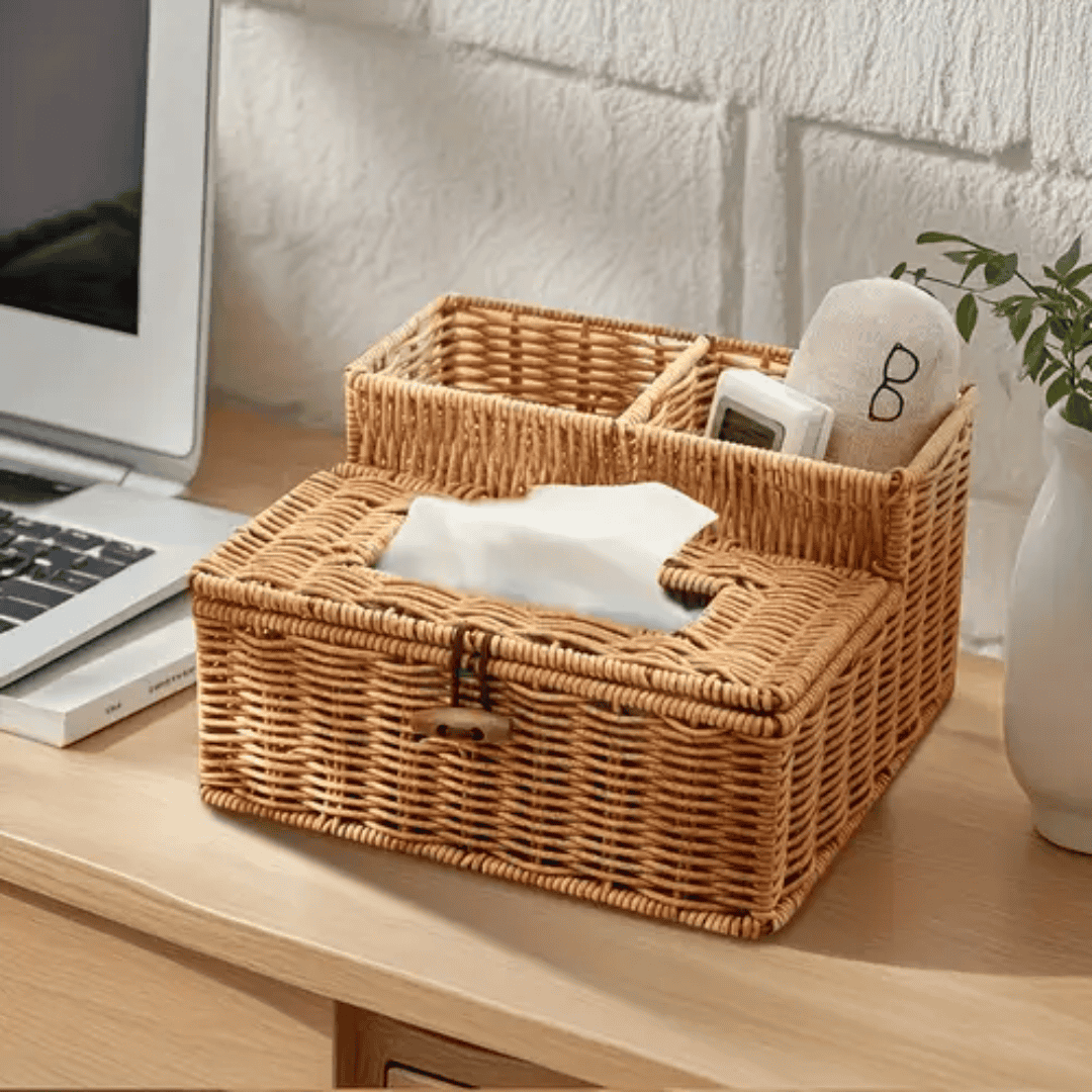 3-Slot Storage Organizer with Serviette Holder